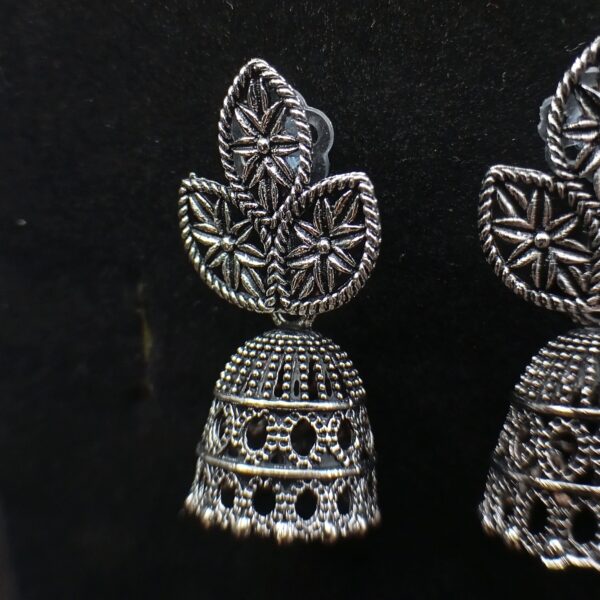 majestic floral jhumkas