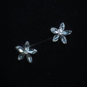 beautiful dainty flower studs