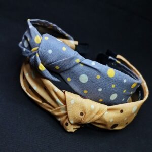 polka dots knot headband