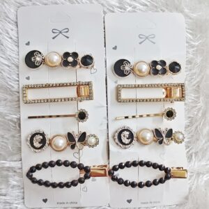 pack of 5 embelisshed korean hair pins
