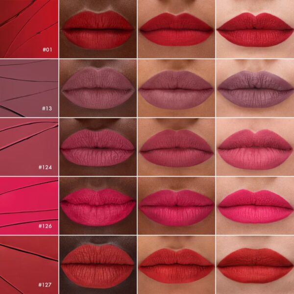 Swatches of Sephora Cream Lip Stain Shades