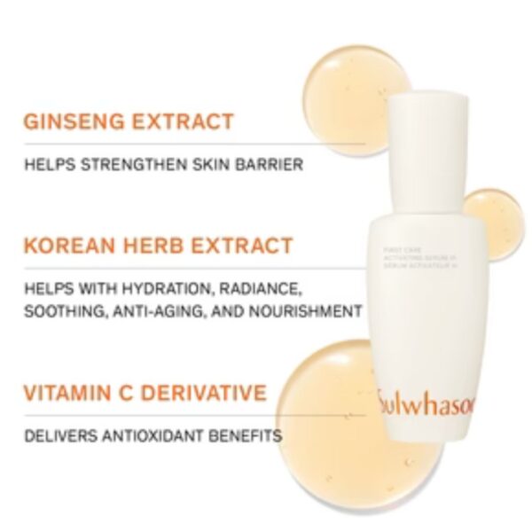 Mini Sulwhasoo First Care Serum VI – 8ml anti-aging Korean essence for glowing skin