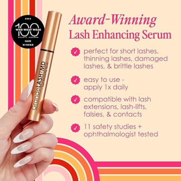 Mini GrandeLASH serum tube with gold cap