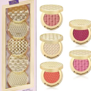Tarte Stay Golden Amazonian Clay Cheek Set – 5-piece mini blush and highlighter palette

