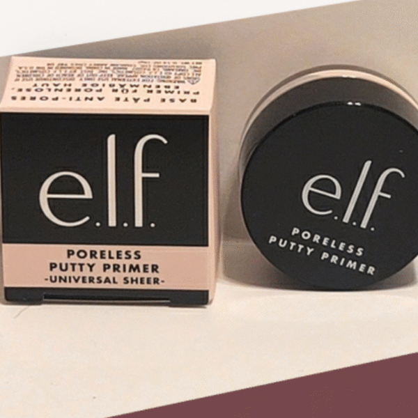 "e.l.f. Poreless Putty Primer Universal Sheer 4g mini jar with pink cap"