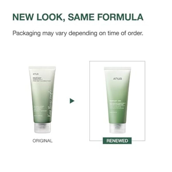 anua heartleaf quercetinol pore deep cleansing foam (150ml/5.07 fl.oz.)