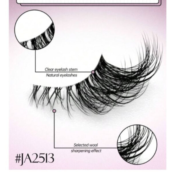 shein 10 pairs half lashes clear band eyelashes cat eye false eyelashes short soft 3d faux mink eyelashes soft natural makeup
