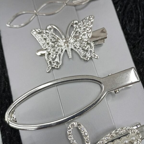 korean style pack of 5 steel hair pins