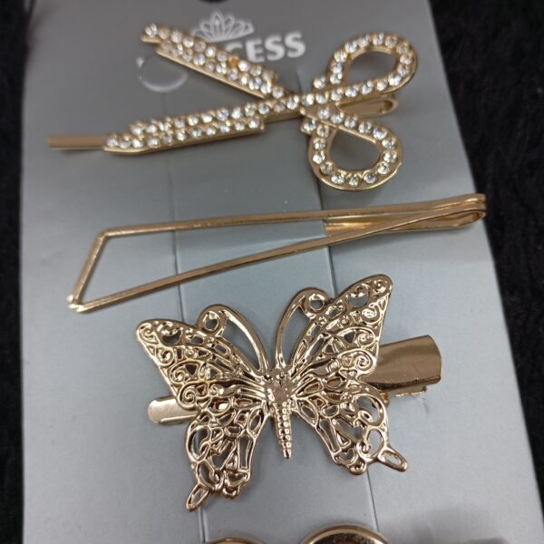 korean style pack of 5 steel hair pins