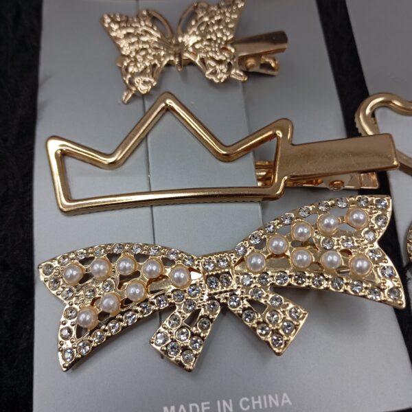 korean style pack of 5 steel hair pins