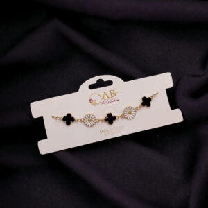 leaf and sunflower bracelet