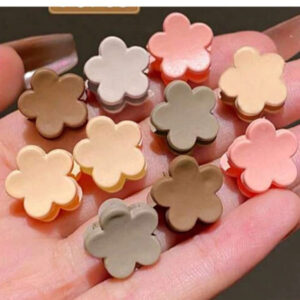 neautral colour small flower hair pins (pack of 10)