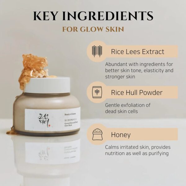 beauty of joseon ground rice and honey glow mask