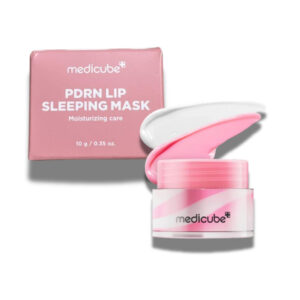 MEDICUBE PDRN Lip Sleeping Mask jar with product visible

