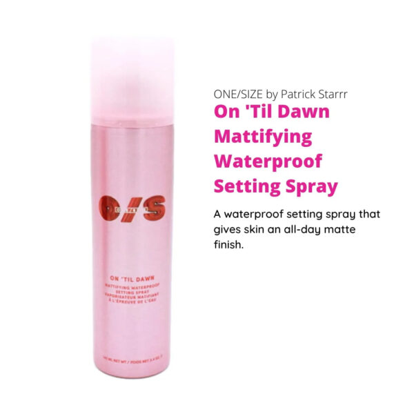 On ‘Til Dawn Mattifying Waterproof Setting Spray Full www.letsglamorize.pk