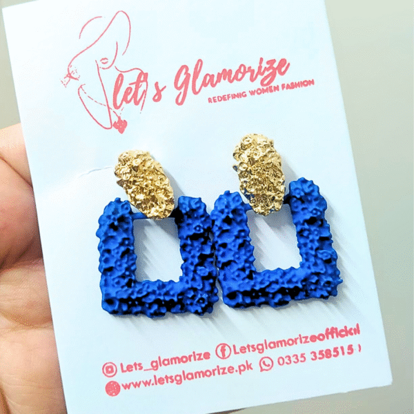 royal azure earrings