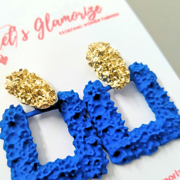 royal azure earrings