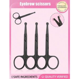shein eyebrows round scrissors (pack of 3)