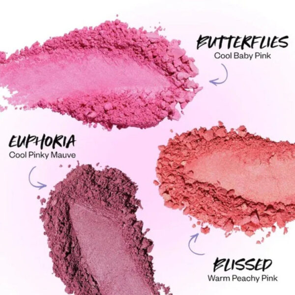 kosas mini blush is life mini blush | buildable, radiant cheek colors ( full set of three)