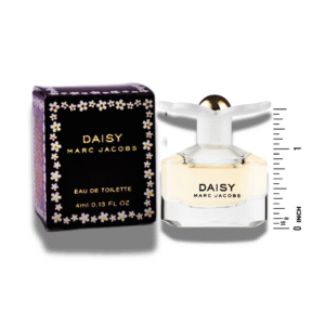 Marc Jacobs Daisy 4ml Miniature Perfume Coffret - A luxurious gift set featuring mini travel-friendly bottles of the iconic Daisy fragrances with floral, fresh, and fruity notes, displayed in elegant packaging