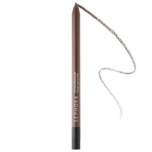 sephora collection retractable rouge gel lip liner in 15 rosewood, matte mauve brown (full size) 0.5 g/ 0.0176 oz