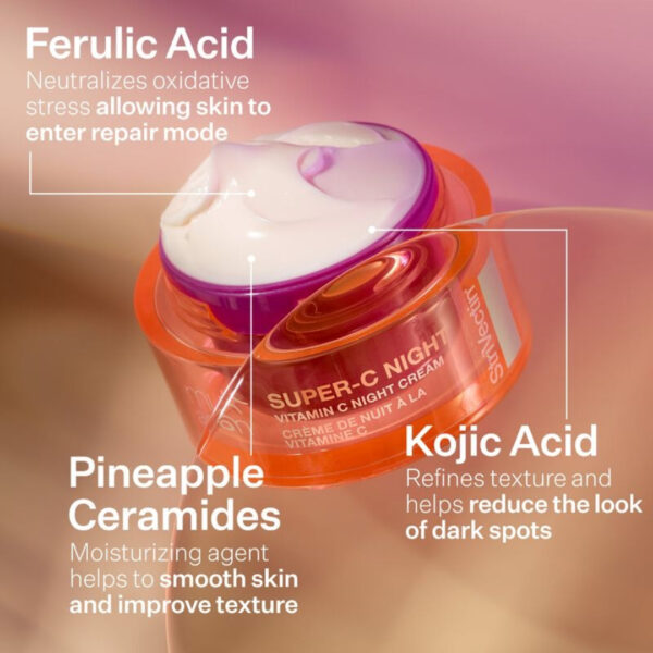 "StriVectin Multi-Action Super-C Night Vitamin C Night Cream – Anti-Aging & Brightening Formula"