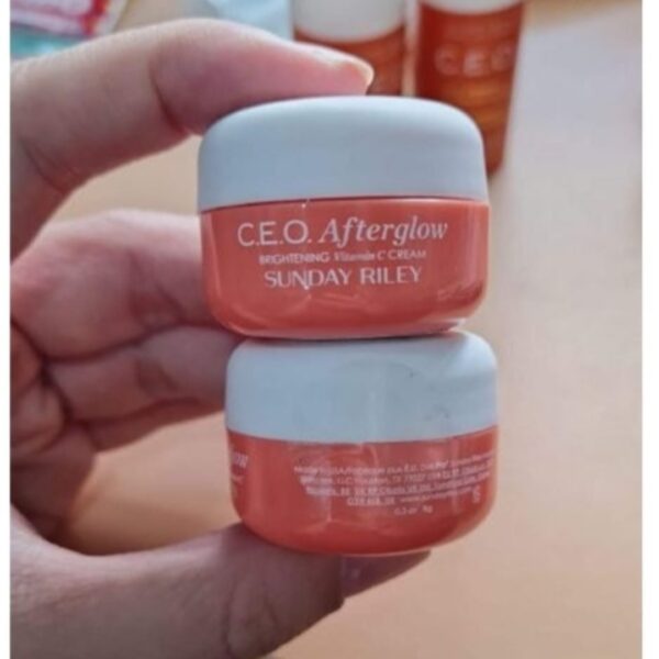 sunday riley c.e.o. afterglow brightening vitamin c gel cream 8g