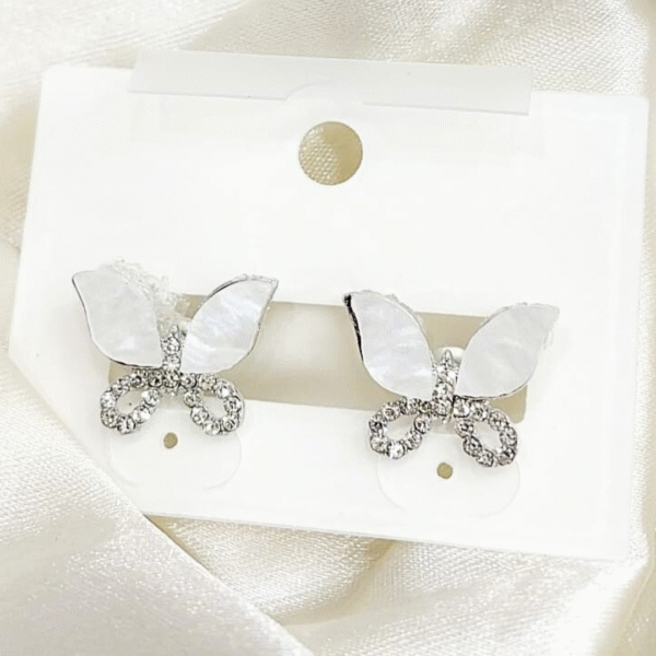 BUTTERFLY ZIRCON STUDS - Image 2