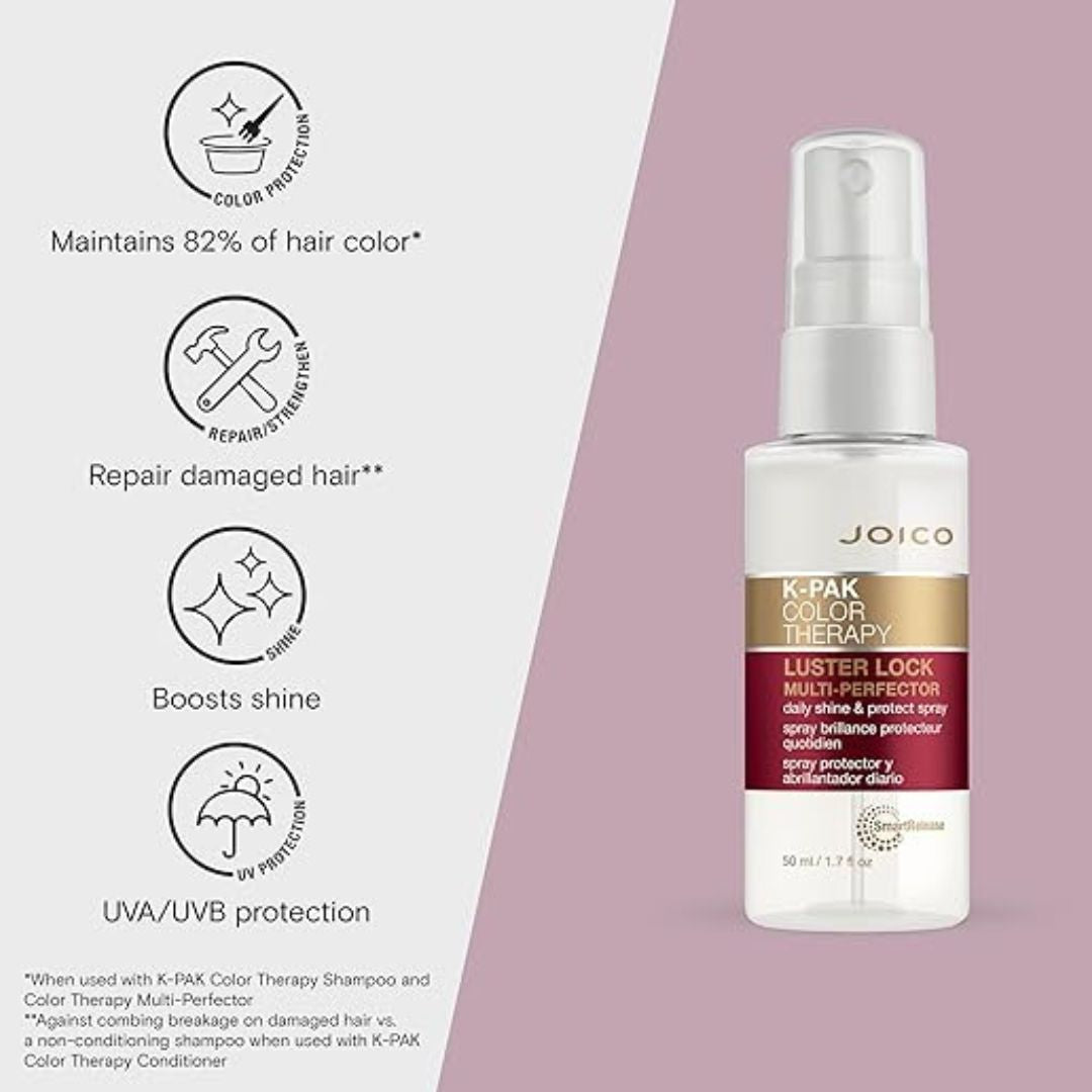 K-PAK Color Therapy Luster Lock by Joico – 50ml leave-in treatment for shine and strength