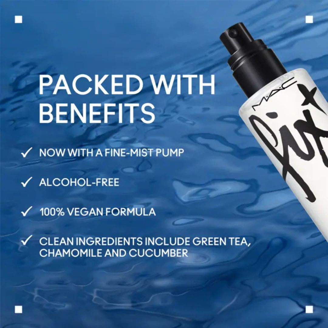 MAC Prep+ Prime Fix+ Finishing Mist – Full size 100ml - Image 2
