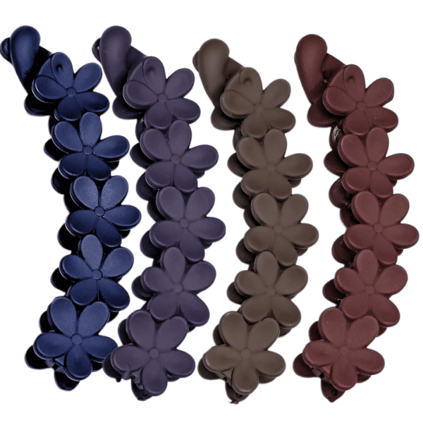 FLOWERS STYLE BANANA HAIR PIN- 1pc - Let's Glamorize