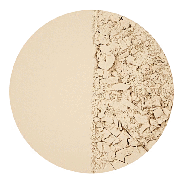 Open Charlotte Tilbury setting powder compact showing finely milled powder inside