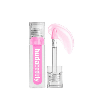 Huda Beauty Faux Filler Jelly Oil in Juicy Goji – 3.9ml lip oil tube"

