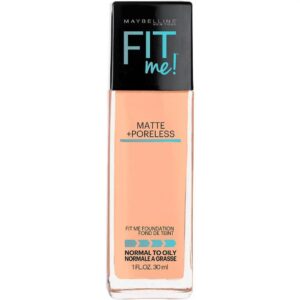 MAYBELLINE FIT ME MATTE + PORELESS FOUNDATION Let's Glamorize