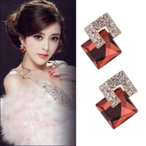 Dual diamond earrings