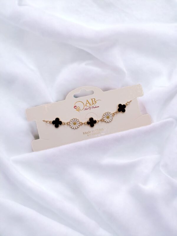 Leaf and sunflower bracelet - Image 2
