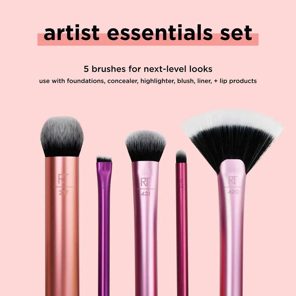 Real Techniques Artist Essentials Makeup Brush Set Let's Glamorize