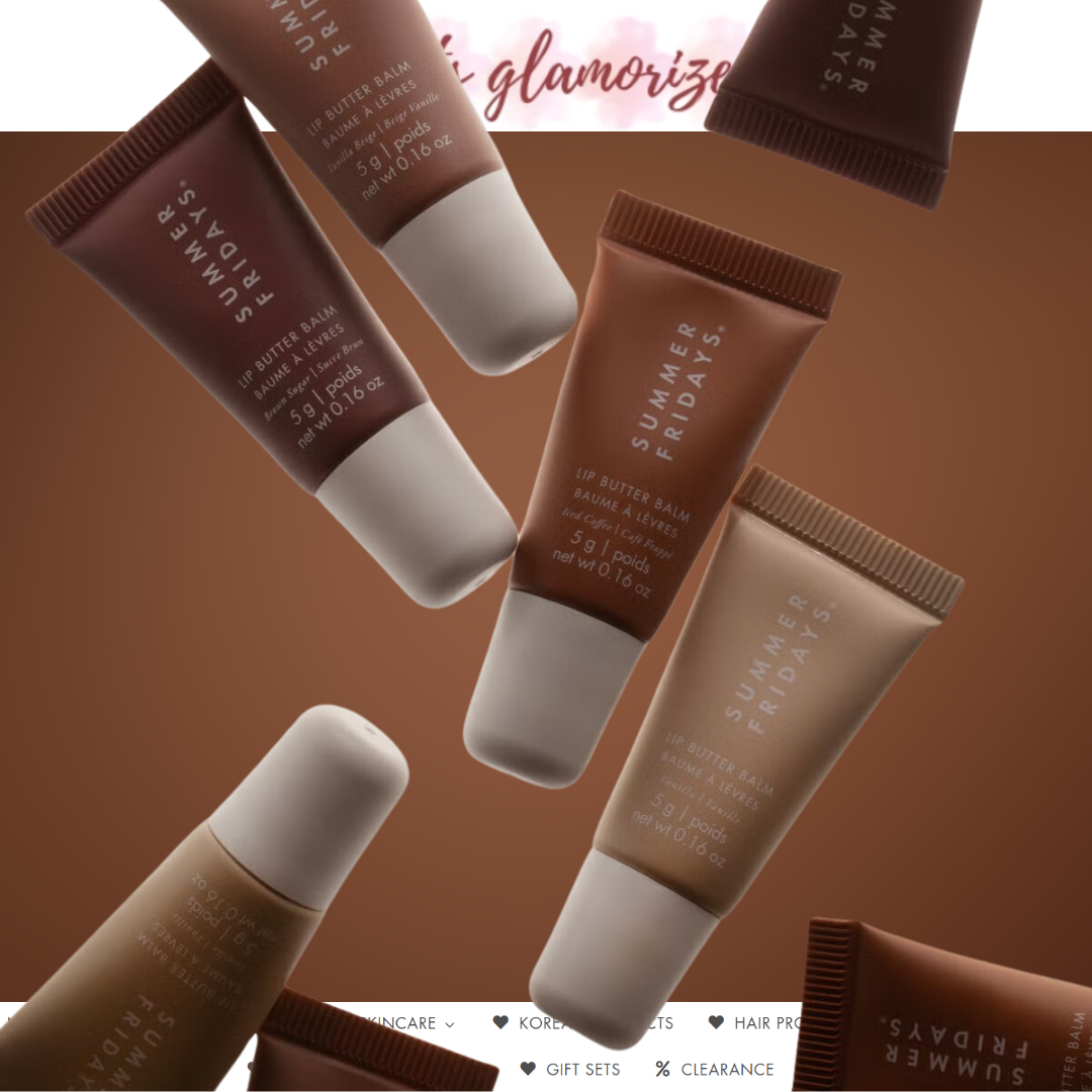 Summer Fridays Mini Neutrals Lip Butter Balm Vanilla Beige 5g – Hydrating and moisturizing lip care B