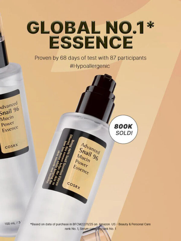 COSRX- Advanced Snail 96 Mucin Power Essence 100ml - Image 4