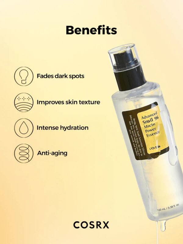 COSRX- Advanced Snail 96 Mucin Power Essence 100ml - Image 5