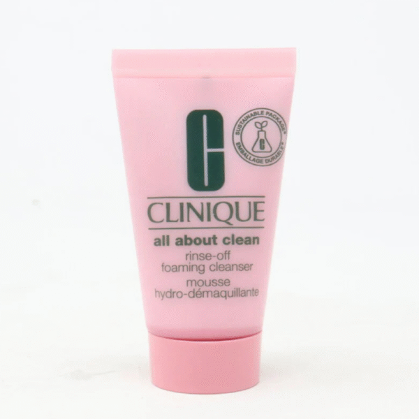 clinique all about clean rinse off foaming cleanser 30ml