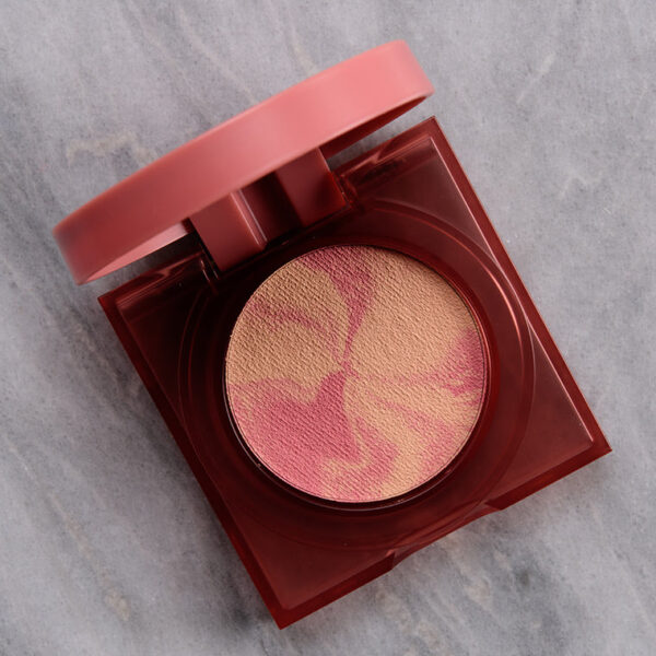 HUDA BEAUTY GloWish Cheeky Vegan Blush Powder milky rose full size - Image 3