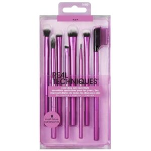 Real Techniques Everyday Eye Essentials Makeup Brush Set Let's Glamorize
