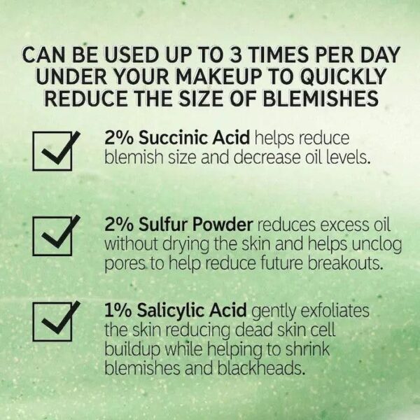 The INKEY List Succinic Acid Acne Treatment Let's Glamorize
