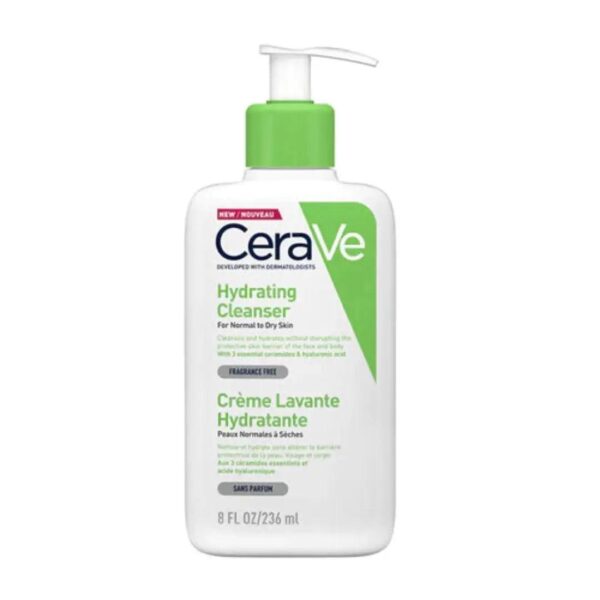 CERAVE Hydrating Facial Cleanser 8OZ Let's Glamorize